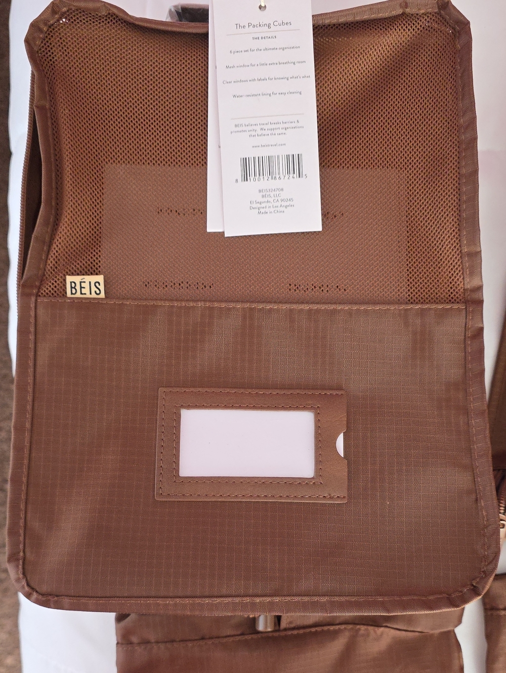 BÉIS Six Piece Packing Set